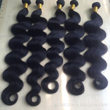 Ready to Ship Raw Brazilian Virgin Remy Virgin 100% Human Hair Vendors One Donor Brazilian Human Hair Weaves with Closure
